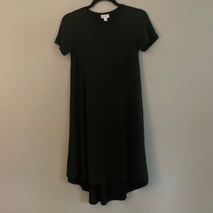 LuLaRoe XXS Carly. Solid Black.